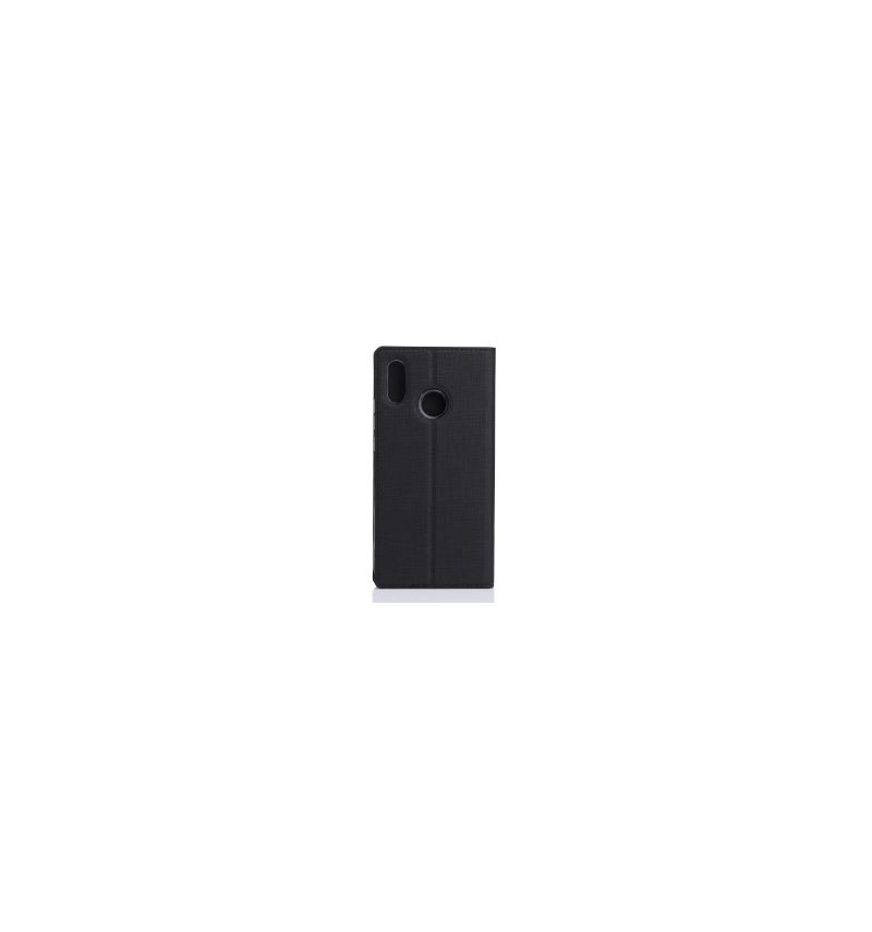 Flip Case Für Huawei P20 Lite Flip Case Texturiertes Cover