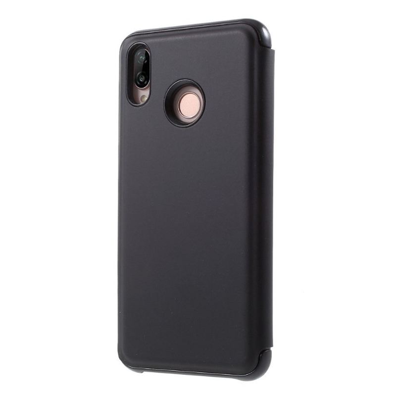 Hülle Für Huawei P20 Lite Flip Case Spiegeleffekt