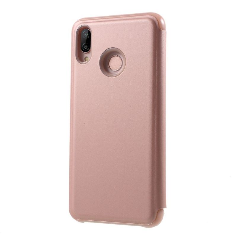 Hülle Für Huawei P20 Lite Flip Case Spiegeleffekt