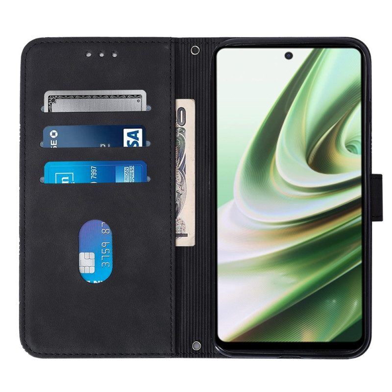 Flip Case Für OnePlus Nord CE 3 Lite 5G Mit Kordel Riemendreiecke