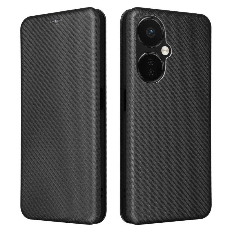 Schutzhülle Für OnePlus Nord CE 3 Lite 5G Flip Case Kohlefaser-textur