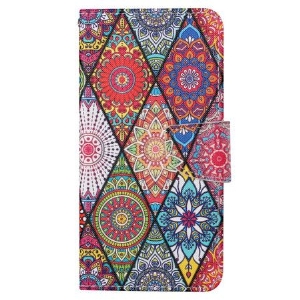 Lederhüllen Für Samsung Galaxy S24 Ultra 5g Patchwork Mit Riemen