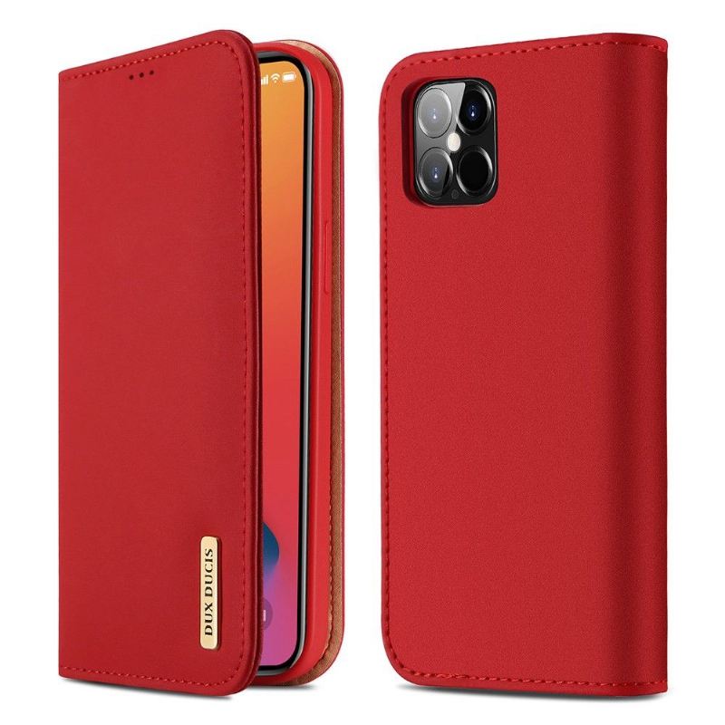 Flip Case Für iPhone 12 Pro Max Wunschserie Leder