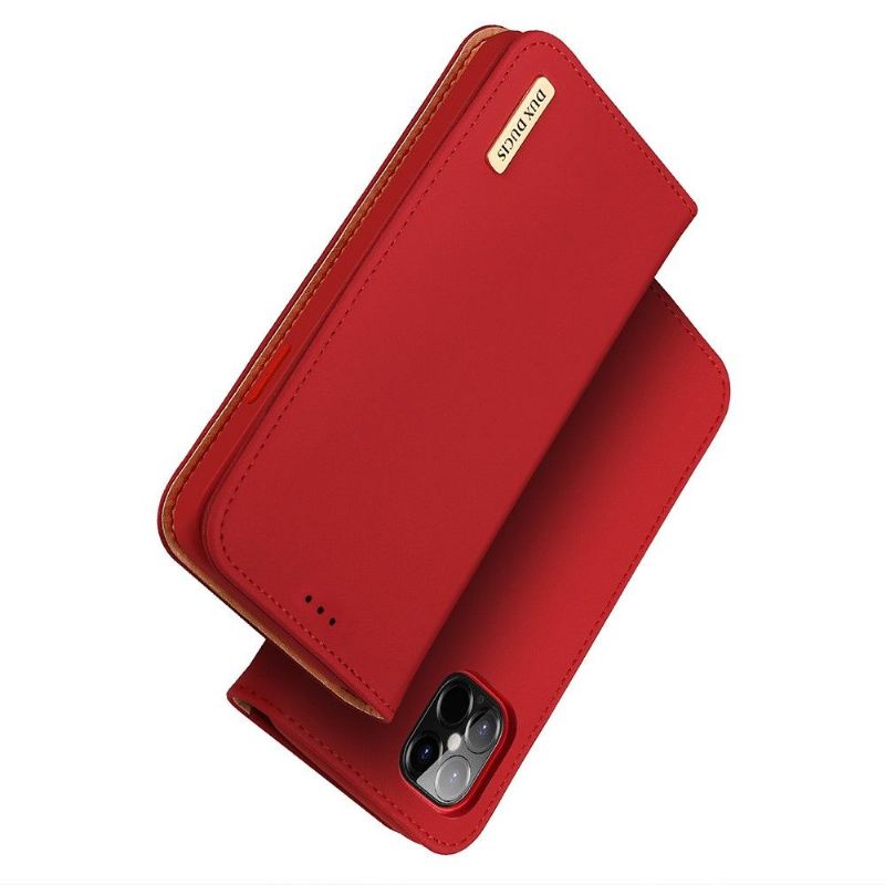 Flip Case Für iPhone 12 Pro Max Wunschserie Leder