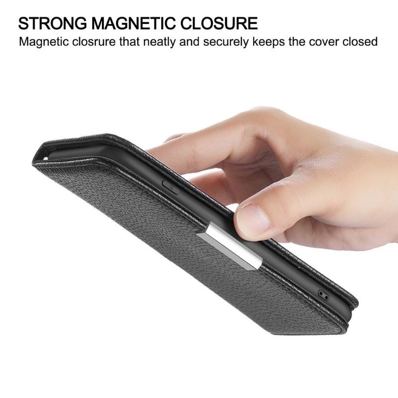 Handyhülle Für iPhone 12 Pro Max Flip Case Genarbtes Kunstleder