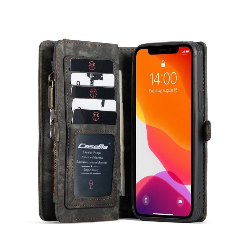 Handyhülle Lederhüllen Für iPhone 12 Pro Max 2 in 1