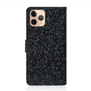 Lederhüllen Für iPhone 12 Pro Max Anti-Sturz Glitzerkartenhalter