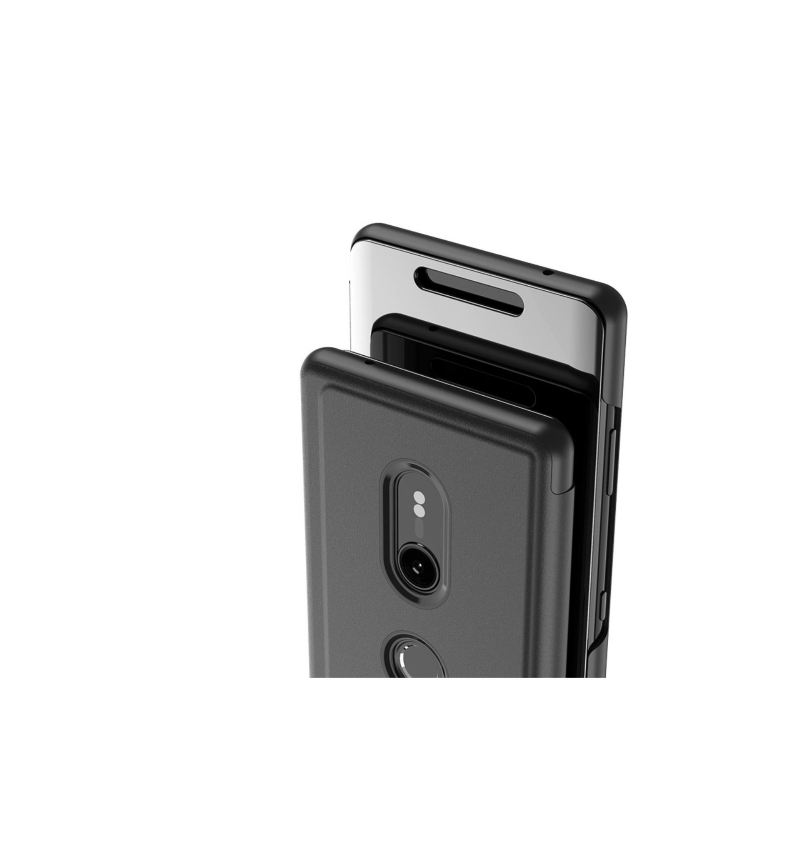 Handyhülle Für Sony Xperia XZ3 Flip Case Spiegeleffekt