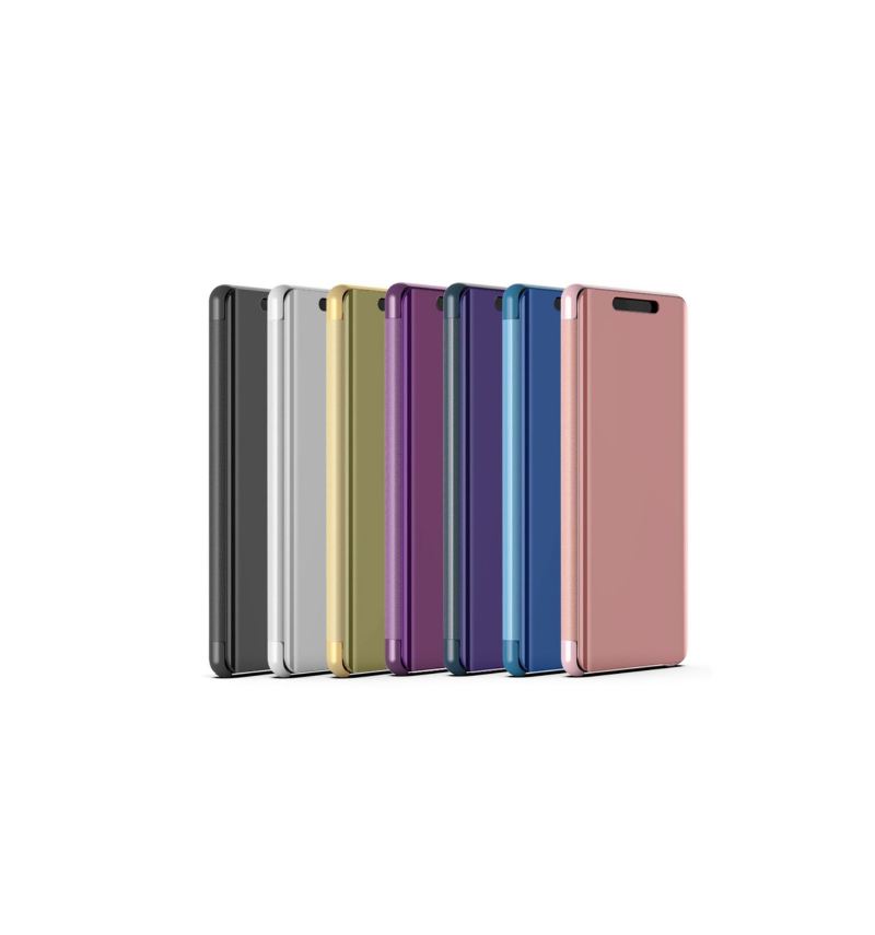 Handyhülle Für Sony Xperia XZ3 Flip Case Spiegeleffekt