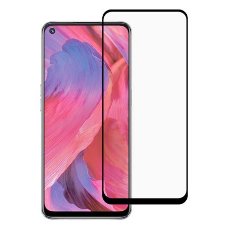 Displayschutzfolie Aus Gehärtetem Glas Oppo A54 5G / A74 5G Black Contours