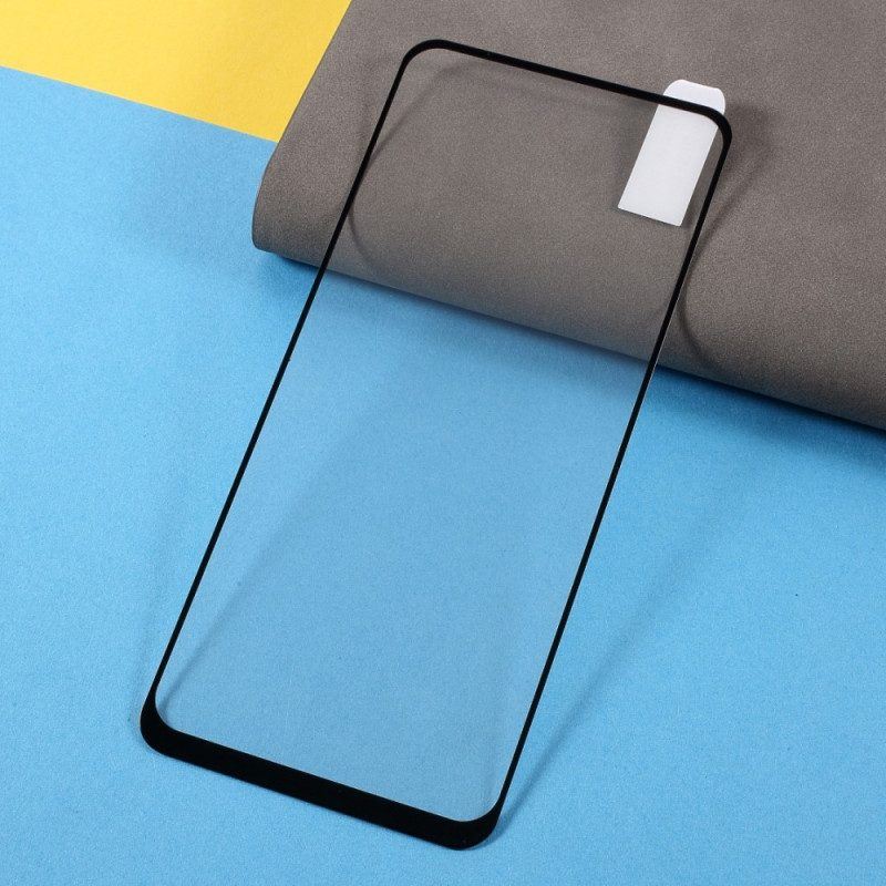 Displayschutzfolie Aus Gehärtetem Glas Oppo A54 5G / A74 5G Black Contours