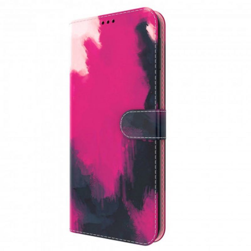 Flip Case Für Oppo A54 5G / A74 5G Aquarell