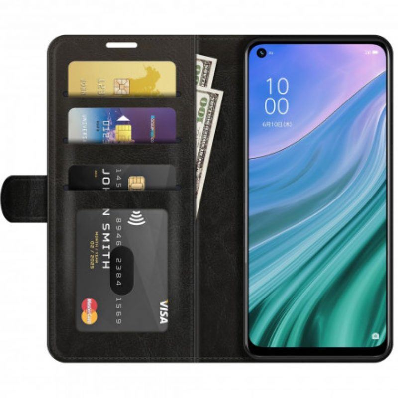 Flip Case Für Oppo A54 5G / A74 5G Ultra-kunstleder