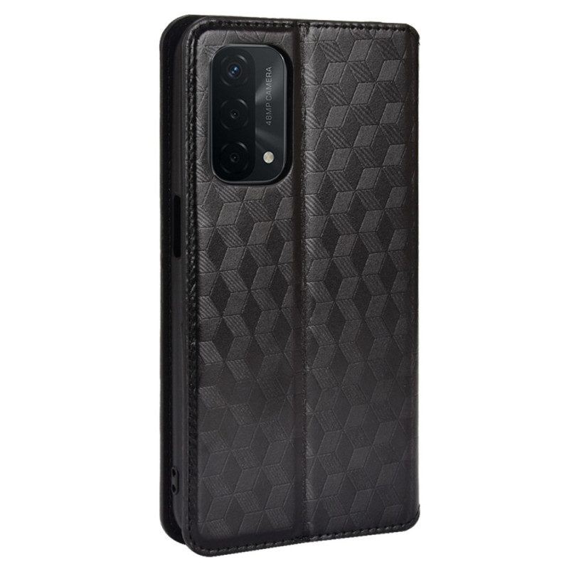 Schutzhülle Für Oppo A54 5G / A74 5G Flip Case 3d-textur