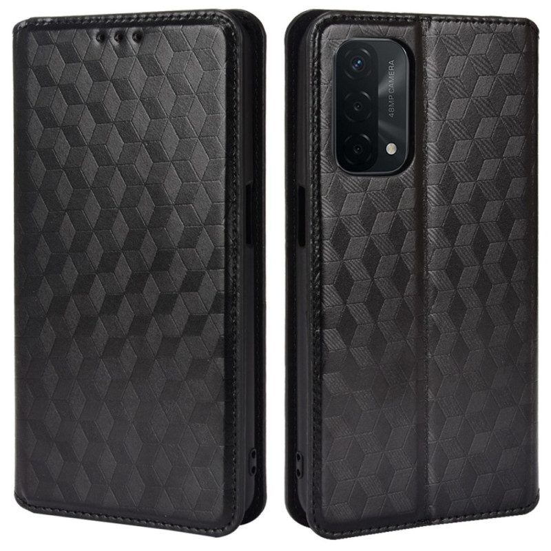 Schutzhülle Für Oppo A54 5G / A74 5G Flip Case 3d-textur