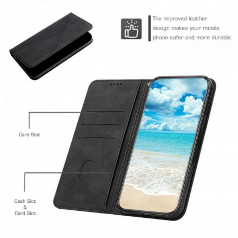 Schutzhülle Für Oppo A54 5G / A74 5G Flip Case Kubischer Skin-touch-stil