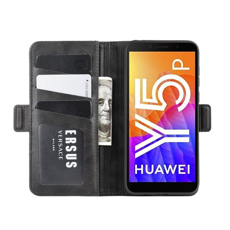 Lederhüllen Für Huawei Y5p Schutzhülle Matter Kunstlederbezug