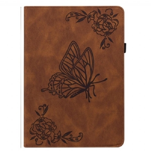 Case Samsung Galaxy Tab S9 Fe Handyhülle Schmetterlinge Und Blumen