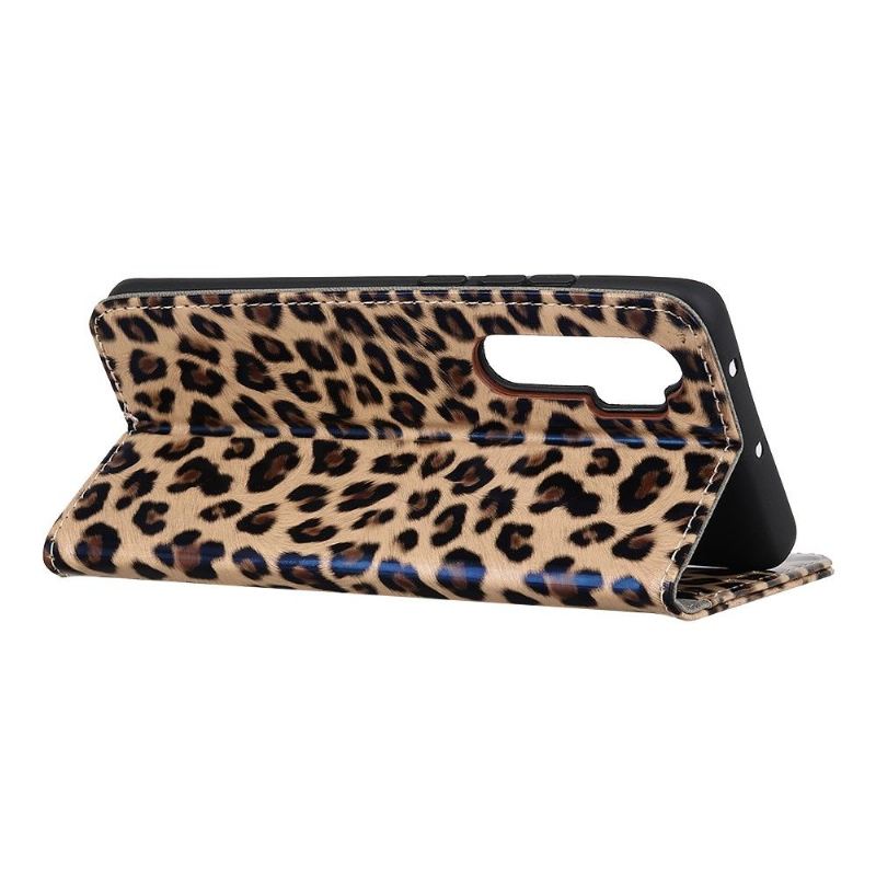 Flip Case Für OnePlus Nord Leopard