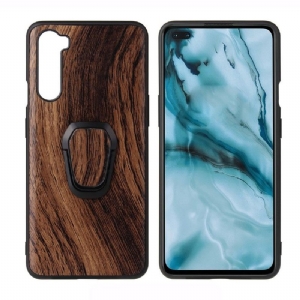 Handyhülle Für OnePlus Nord Holzoptik Mit Magnetständer