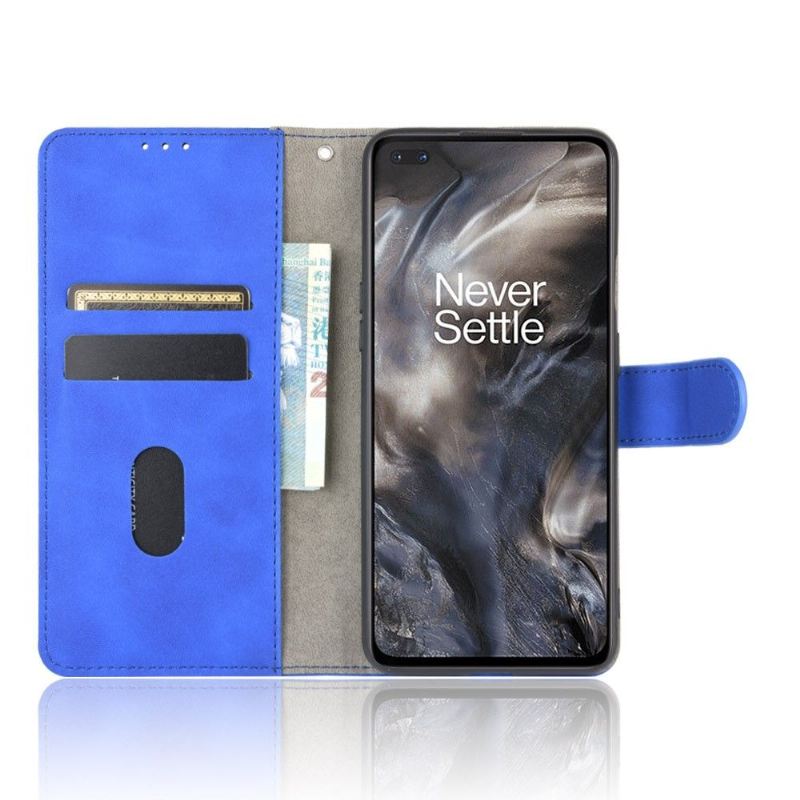 Lederhüllen Für OnePlus Nord Flip Case Blaues Kunstleder