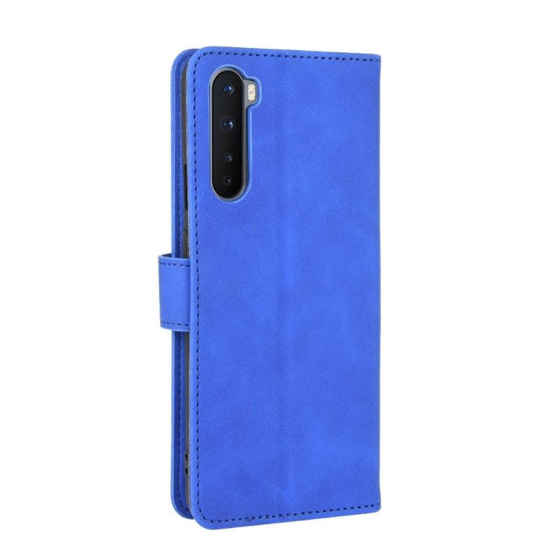 Lederhüllen Für OnePlus Nord Flip Case Blaues Kunstleder