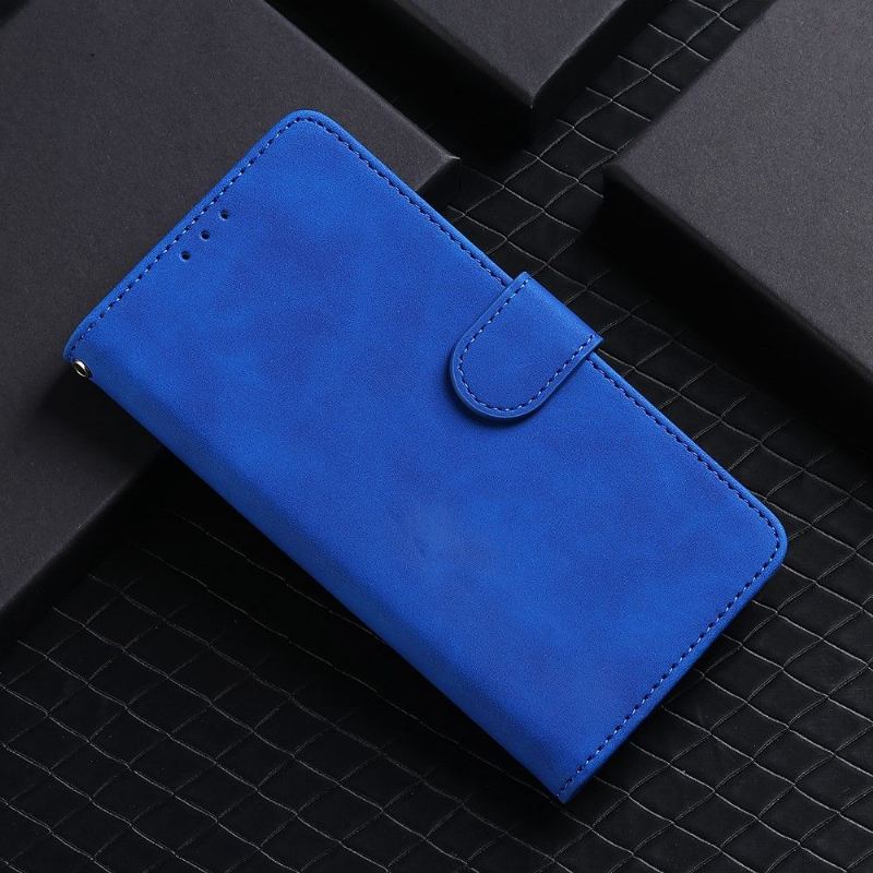 Lederhüllen Für OnePlus Nord Flip Case Blaues Kunstleder