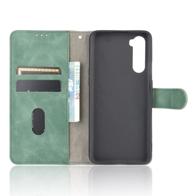 Lederhüllen Für OnePlus Nord Flip Case Grünes Kunstleder