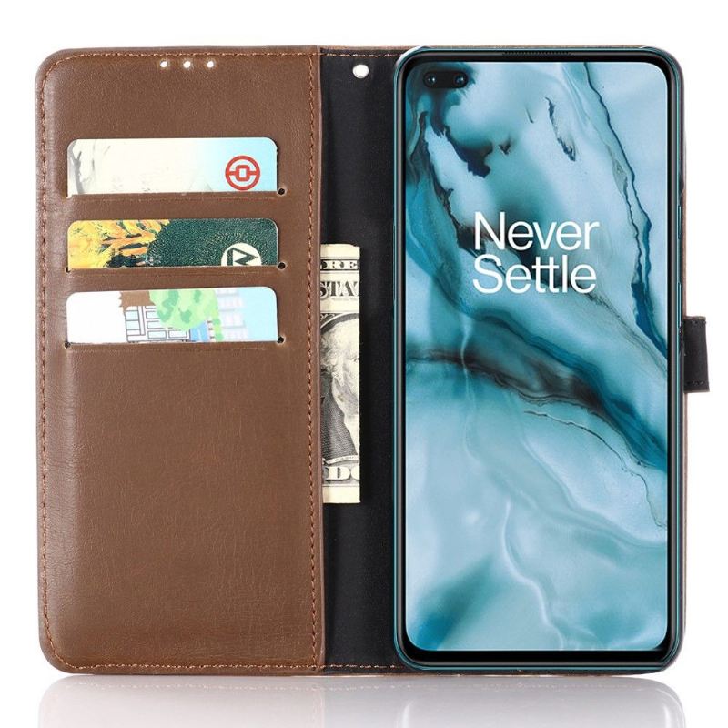 Lederhüllen Für OnePlus Nord Retro Kunstleder