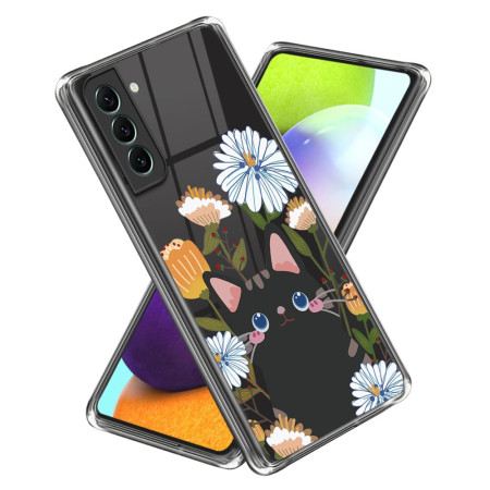 Hülle Für Samsung Galaxy S24 Plus 5g Blume Und Katze