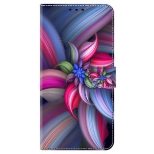 Lederhüllen Samsung Galaxy S24 Plus 5g Bunte Blumen