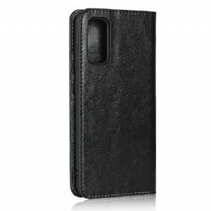 Flip Case Für Samsung Galaxy S20 Kartenetui Leder Stützfunktion