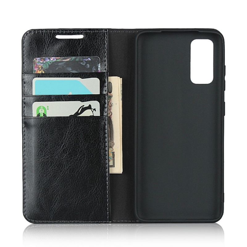 Flip Case Für Samsung Galaxy S20 Kartenetui Leder Stützfunktion