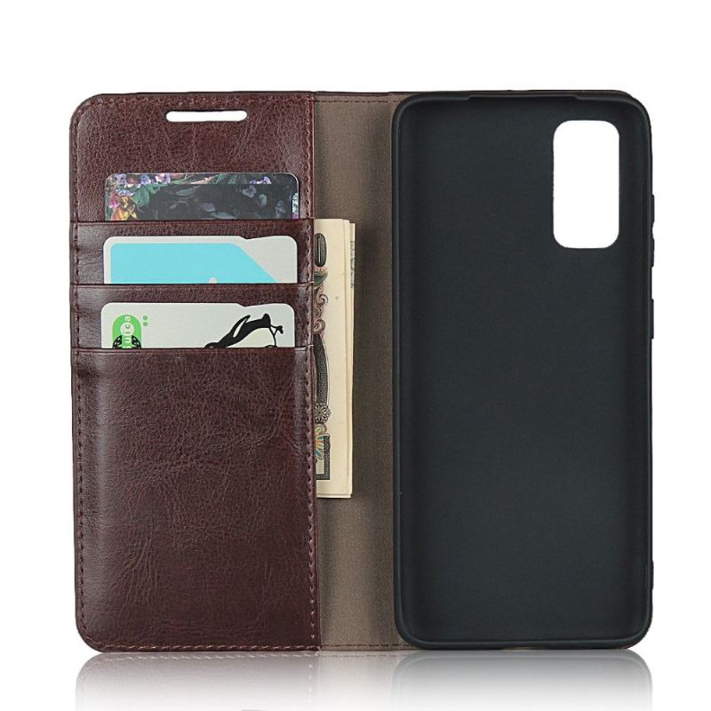 Flip Case Für Samsung Galaxy S20 Kartenetui Leder Stützfunktion