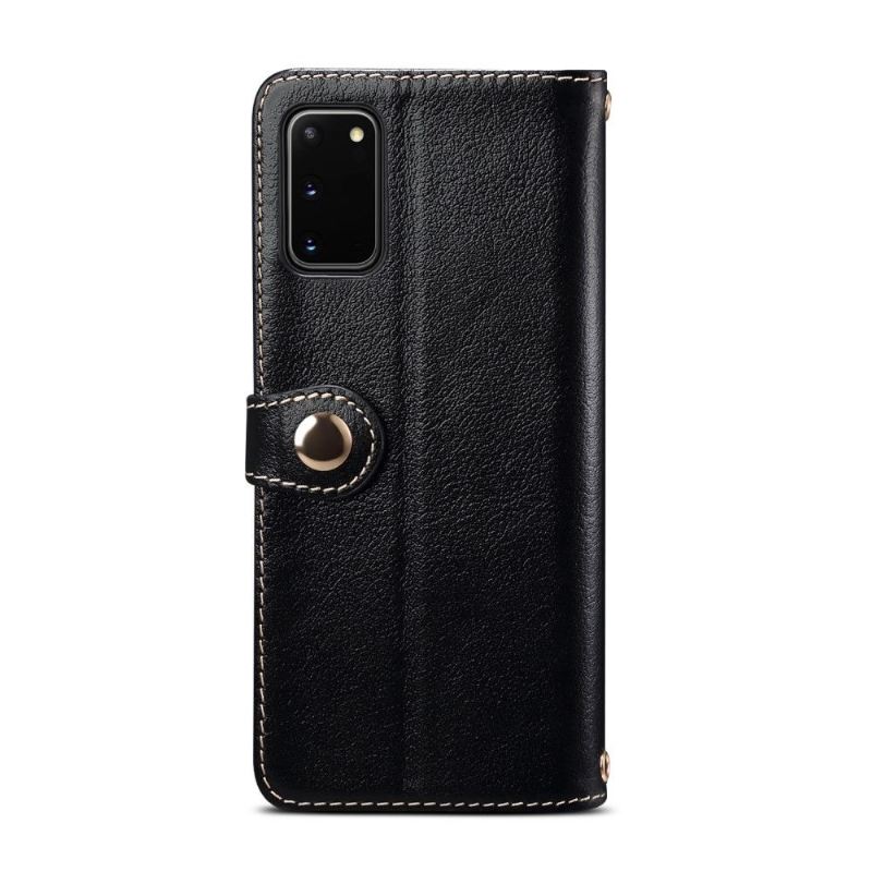 Flip Case Für Samsung Galaxy S20 Premium-ledernaht