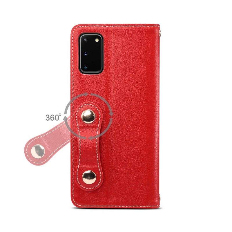 Flip Case Für Samsung Galaxy S20 Premium-ledernaht