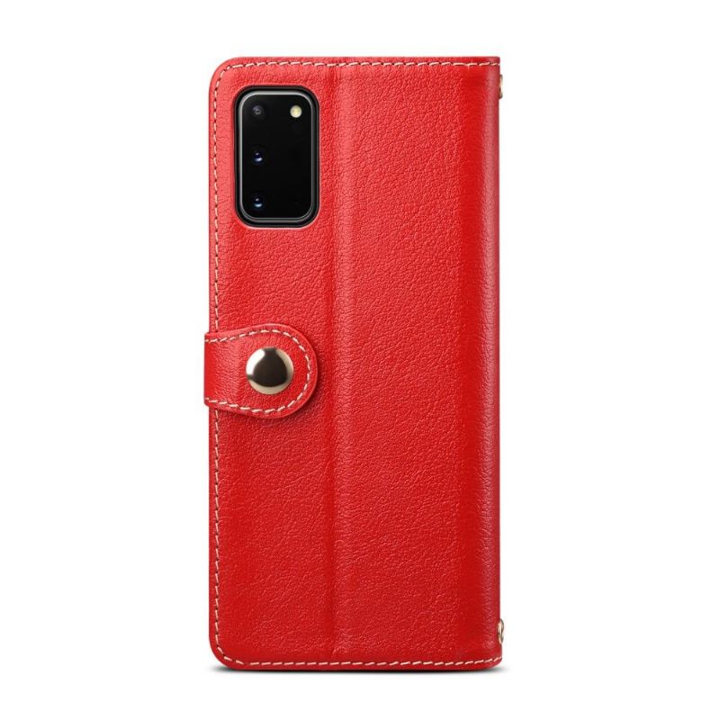 Flip Case Für Samsung Galaxy S20 Premium-ledernaht