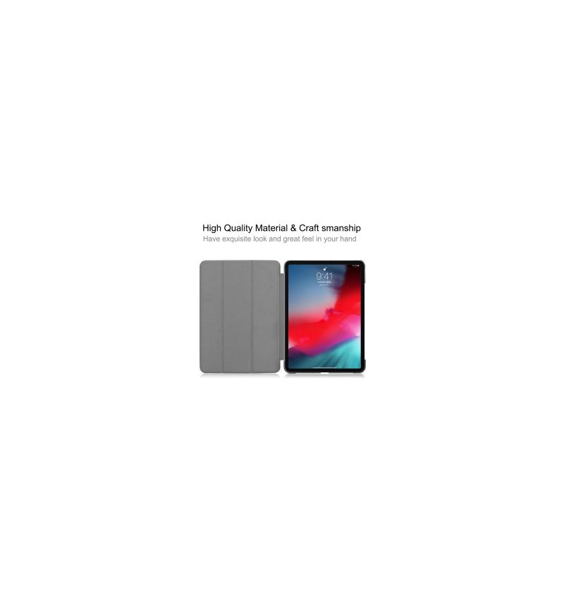 iPad Pro 12.9 2018 - Smart Case Mit Bunten Fliesen