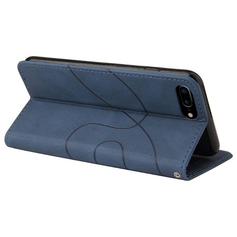 Flip Case Für iPhone 8 Plus / 7 Plus Bicolor Künstlerisch