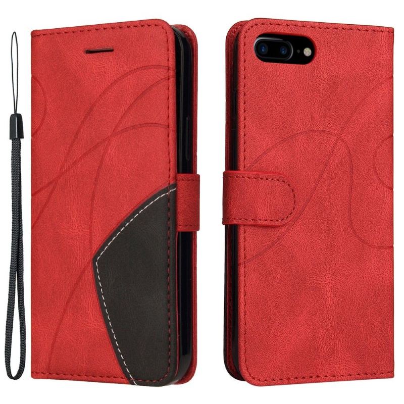 Flip Case Für iPhone 8 Plus / 7 Plus Bicolor Künstlerisch