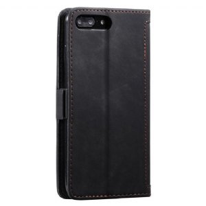 Flip Case Für iPhone 8 Plus / 7 Plus Mit Kordel Vintage-kartenhalter