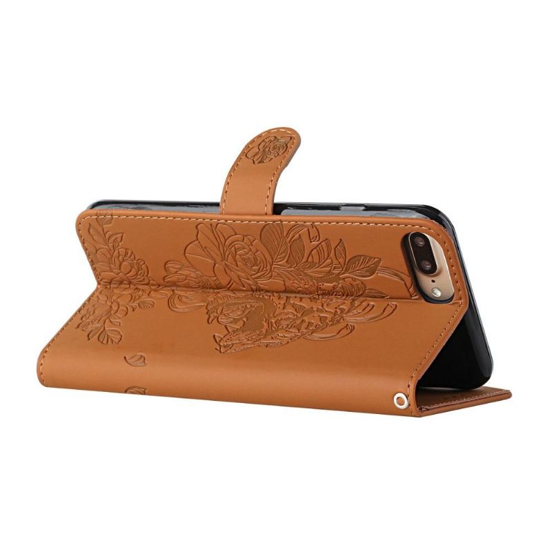 Flip Case Für iPhone 8 Plus / 7 Plus Tigerdesign