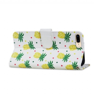 Lederhüllen Für iPhone 8 Plus / 7 Plus Ananas