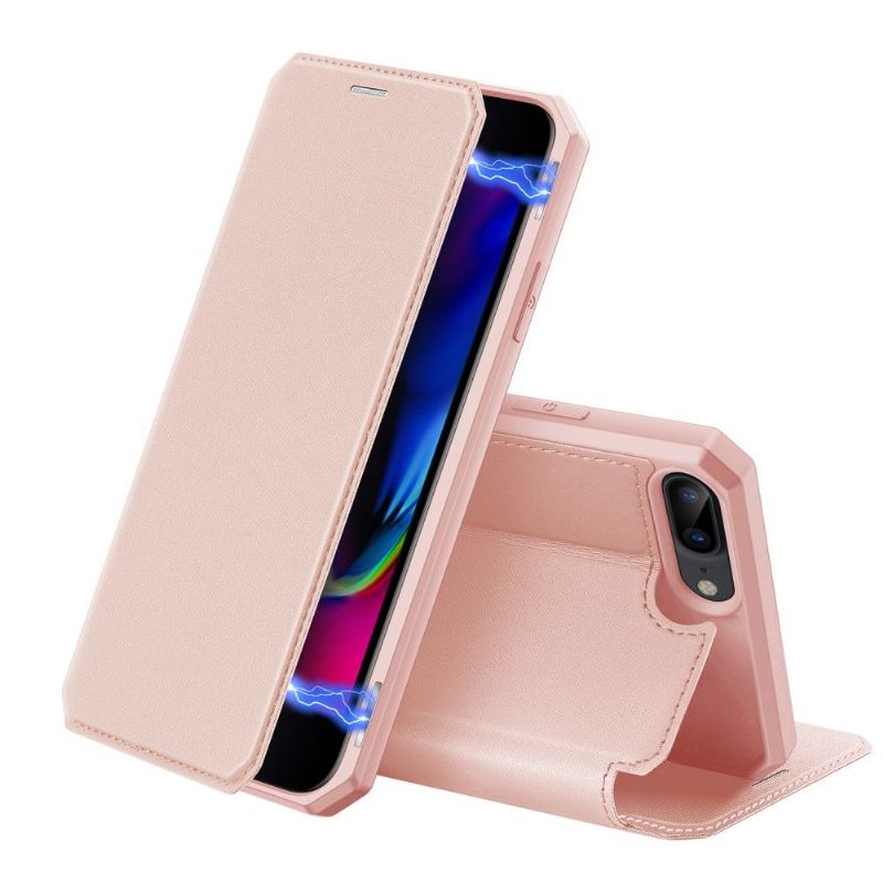 Lederhüllen Für iPhone 8 Plus / 7 Plus Magnetetui Kartenhalter