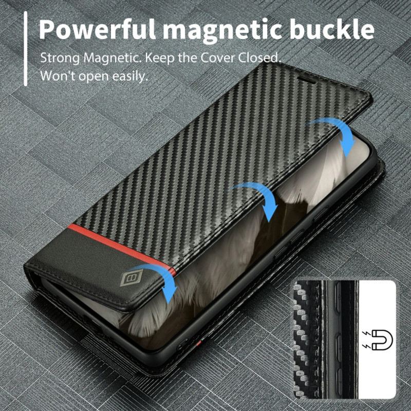 Flip Case Google Pixel 8 Kohlefaser Lc.imeeke