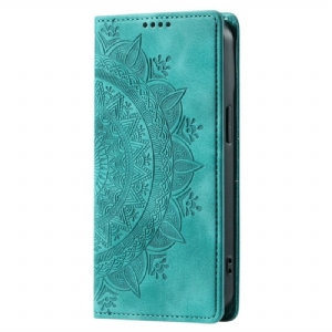 Flip Case Xiaomi Redmi Note 13 Pro 4g Mandala-wildleder-effekt