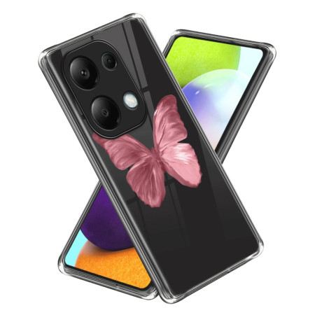 Hülle Für Xiaomi Redmi Note 13 Pro 4g Rosa Schmetterling