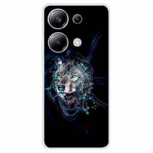 Hülle Für Xiaomi Redmi Note 13 Pro 4g Wolfsdruck