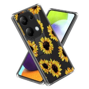 Hülle Xiaomi Redmi Note 13 Pro 4g Sonnenblumenmuster