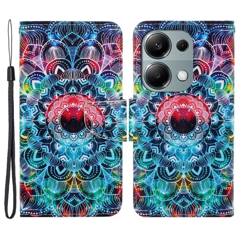 Lederhüllen Xiaomi Redmi Note 13 Pro 4g Mandala Mit Riemen